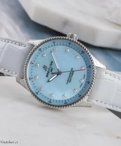 Alternative view of Breitling Navitimer A77320D91K1P1 Quartz 32mm Female Replica Watch - Pink Dial, Steel Case