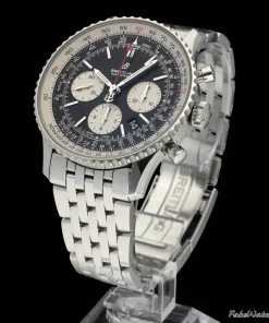 Alternative view of Breitling Navitimer AB0121 Automatic 43mm Unisex Replica Watch - Black Dial, Steel Case