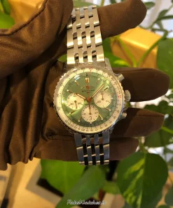 Alternative view of Breitling Navitimer AB0139211L1A1 Automatic 41mm Unisex Replica Watch - Green Dial, Steel Case
