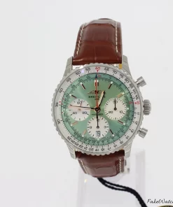 Breitling Navitimer AB0139211L1P1 Automatic 41mm Unisex Replica Watch - Green Dial, Steel Case
