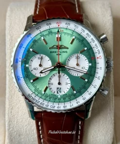 Alternative view of Breitling Navitimer AB0139211L1P1 Automatic 41mm Unisex Replica Watch - Green Dial, Steel Case