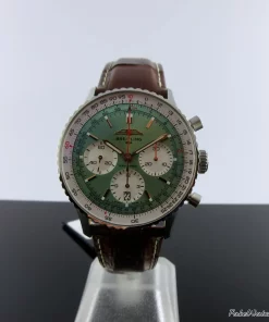 Breitling Navitimer AB0139211L1P1 Automatic 41mm Unisex Replica Watch - Green Dial, Steel Case