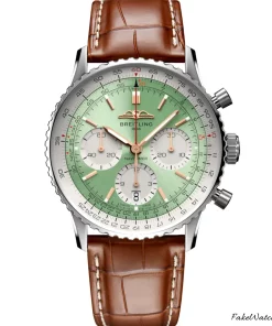 Breitling Navitimer AB0139211L1P1 Automatic 41mm Unisex Replica Watch - Green Dial, Steel Case