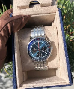 Alternative view of Breitling Navitimer AB0139241C1A1 Automatic 41mm Unisex Replica Watch - Blue Dial, Steel Case