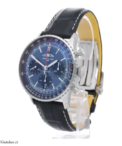 Alternative view of Breitling Navitimer AB0139241C1P1 Automatic 41mm Unisex Replica Watch - Blue Dial, Steel Case