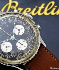 Breitling Navitimer Cosmonaute 809 Manual winding 41mm Unisex Replica Watch - Black Dial, Steel Case