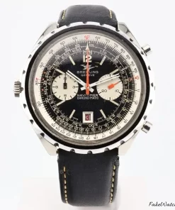 Alternative view of Breitling Navitimer DDE.BR.11525/67 Automatic 48mm Unisex Replica Watch - Black Dial, Steel Case