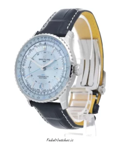 Alternative view of Breitling Navitimer GMT A32310171C1P1 Automatic 41mm Unisex Replica Watch - Blue Dial, Steel Case