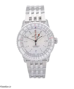 Breitling Navitimer GMT A32310211G1A1 Automatic 41mm Unisex Replica Watch - Silver Dial, Steel CaseMM