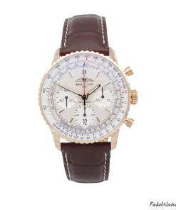 Breitling Navitimer RB0139211G1P1 Automatic 41mm Unisex Replica Watch - Silver Dial, Red Gold Case