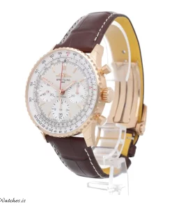 Alternative view of Breitling Navitimer RB0139211G1P1 Automatic 41mm Unisex Replica Watch - Silver Dial, Red Gold Case