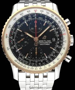 Breitling Navitimer U13324 Automatic 41mm Unisex Replica Watch - Black Dial, Gold/Steel Case
