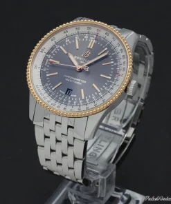 Alternative view of Breitling Navitimer U17326 Automatic 41mm Unisex Replica Watch - Grey Dial, Gold/Steel Case