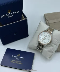 Alternative view of Breitling Navitimer U17327211A1U1 Automatic 36mm Unisex Replica Watch - Pearl Dial, Steel Case