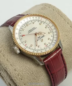 Alternative view of Breitling Navitimer U17395211A1P2 Automatic 35mm Female Replica Watch - White Dial, Steel Case