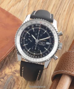 Breitling Navitimer World A24322 Automatic 46mm Unisex Replica Watch - Black Dial, Steel Case