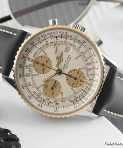 Alternative view of Breitling Old Navitimer B13019 Automatic 41mm Unisex Replica Watch - White Dial, Steel Case