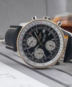 Alternative view of Breitling Old Navitimer D13022 Automatic 41mm Unisex Replica Watch - Black Dial, Steel Case