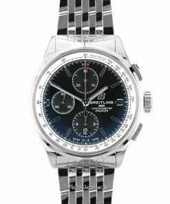 Breitling Premier A13315351C1A1 Automatic 42mm Unisex Replica Watch - Black Dial, Steel Case