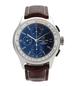 Alternative view of Breitling Premier A13315351C1P1 Automatic 42mm Unisex Replica Watch - Blue Dial, Steel Case