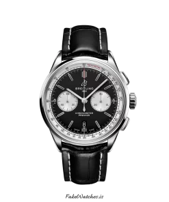 Breitling Premier AB0118371B1P2 Automatic 42mm Unisex Replica Watch - Black Dial, Steel Case
