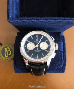 Alternative view of Breitling Premier AB0118371B1P2 Automatic 42mm Unisex Replica Watch - Black Dial, Steel Case