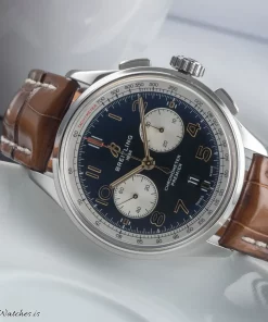 Alternative view of Breitling Premier AB0118A21B1X2 Automatic 42mm Unisex Replica Watch - Black Dial, Steel Case