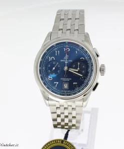 Breitling Premier AB0145171C1A1 Automatic 42mm Unisex Replica Watch - Blue Dial, Steel Case