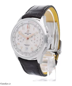 Alternative view of Breitling Premier AB0145211G1P1 Automatic 42mm Unisex Replica Watch - Yellow Dial, Steel Case