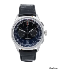 Breitling Premier AB0145221B1P1 Automatic 42mm Unisex Replica Watch - Black Dial, Steel Case