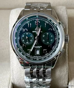 Alternative view of Breitling Premier AB0145371L1A1 Automatic 42mm Unisex Replica Watch - Green Dial, Steel Case