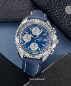 Breitling Shark A13051-028 Automatic 41mm Male Replica Watch - Blue Dial, Steel Case