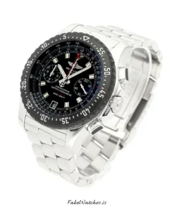 Alternative view of Breitling Skyracer A27364 Automatic 43mm Unisex Replica Watch - Black Dial, Steel Case