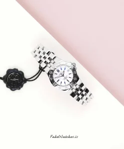 Alternative view of Breitling Starliner A71340 Quartz 30mm Female Replica Watch - Pearl Dial, Steel Case