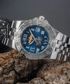 Alternative view of Breitling Starliner A7134012/C778 Quartz 30mm Female Replica Watch - Black Dial, Steel Case