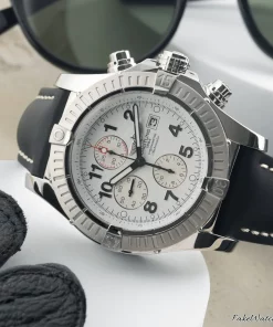 Alternative view of Breitling Super Avenger A1337011/A562 Automatic 48mm Male Replica Watch - White Dial, Steel Case