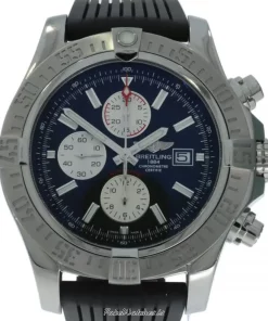 Breitling Super Avenger II A1337111 Automatic 48mm Unisex Replica Watch - Black Dial, Steel Case