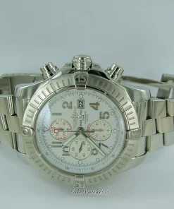 Alternative view of Breitling Super Avenger Unknown Automatic 48mm Unisex Replica Watch - White Dial, Steel Case