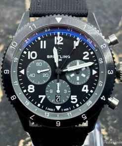 Alternative view of Breitling Super Avi SB04451A1B1X1 Automatic 46mm Unisex Replica Watch - Black Dial, Ceramic Case
