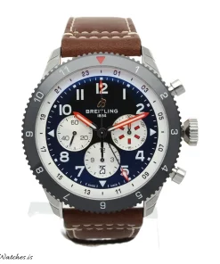 Alternative view of Breitling Super Avi YB04451A1B1X1 Automatic 46mm Unisex Replica Watch - Black Dial, Steel Case