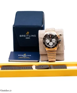 Alternative view of Breitling Super Chronomat RB01362A1C1R1 Automatic 44mm Unisex Replica Watch - Blue Dial, Steel Case