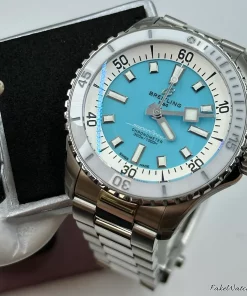 Breitling Superocean 36 A17377211C1A1 Automatic 36mm Female Replica Watch - Blue Dial, Steel Case