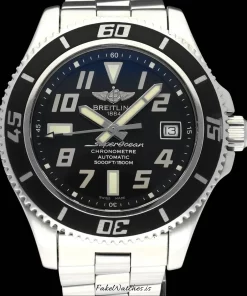 Breitling Superocean 42 A17364 Automatic 42mm Unisex Replica Watch - Black Dial, Steel Case