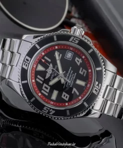 Alternative view of Breitling Superocean 42 A17364 Automatic 42mm Unisex Replica Watch - Black Dial, Steel Case