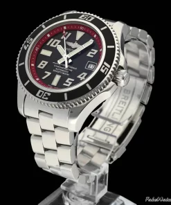 Alternative view of Breitling Superocean 42 A17364 Automatic 42mm Unisex Replica Watch - Black Dial, Steel Case
