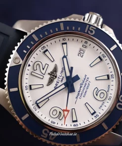 Alternative view of Breitling Superocean 42 A17366 Automatic 42mm Unisex Replica Watch - White Dial, Steel Case