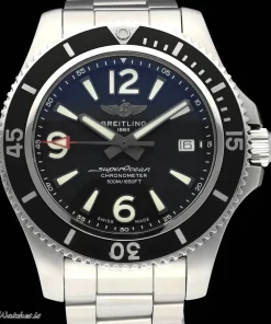 Breitling Superocean 42 A17366 Automatic 42mm Unisex Replica Watch - Black Dial, Steel Case