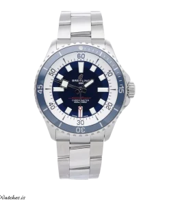 Breitling Superocean 42 A17375E71C1A1 Automatic 42mm Unisex Replica Watch - Blue Dial, Steel Case