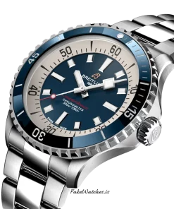 Alternative view of Breitling Superocean 42 A17375E71C1A1 Automatic 42mm Unisex Replica Watch - Blue Dial, Steel Case
