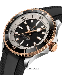 Alternative view of Breitling Superocean 42 U17375211B1S1 Automatic 42mm Unisex Replica Watch - Black Dial, Steel Case